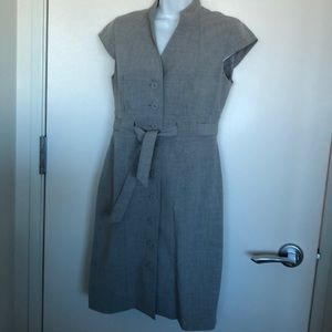 Calvin Klein, light heather, gray, dress